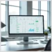 Comparing Daily vs Weekly WordPress Backup Strategies 6 Monitor displaying analytics charts and metrics for Comparing Daily vs Weekly WordPress Backup Strategies in a bright office workspace.