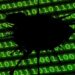 Green binary code overlaid by a black splatter representing corruption and data risk, illustrating Unlock the Power: 7 Essential Benefits of Regular Website Backups.
