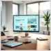 Modern desk with a desktop monitor showing a clean responsive blog layout titled Best Blog Post Templates for Promoting ModularDS.