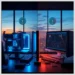 Two illuminated workstations with blue and red lighting demonstrating ModularDS vs Manual WordPress Optimization: Speed Test Results.