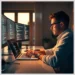 Developer at a multi-monitor workstation coding late, representing How to Safely Update WordPress Core Without Breaking Your Site.