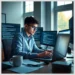Developer at a desk coding across multiple monitors illustrating Troubleshooting WordPress Database Connection Errors: Complete Guide.