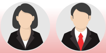 Two professional avatar icons representing male and female user profiles illustrating Essential WordPress website maintenance tips to boost performance now.