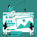 Team placing a large image onto a browser window interface to represent collaboration and site upkeep; Master website maintenance: Unlock secrets to keep your site thriving